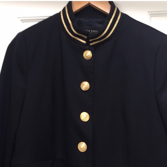 Zara Military Navy Jacket - Picture 5 of 9